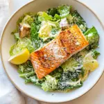 Homemade Salmon Caesar Salad photo