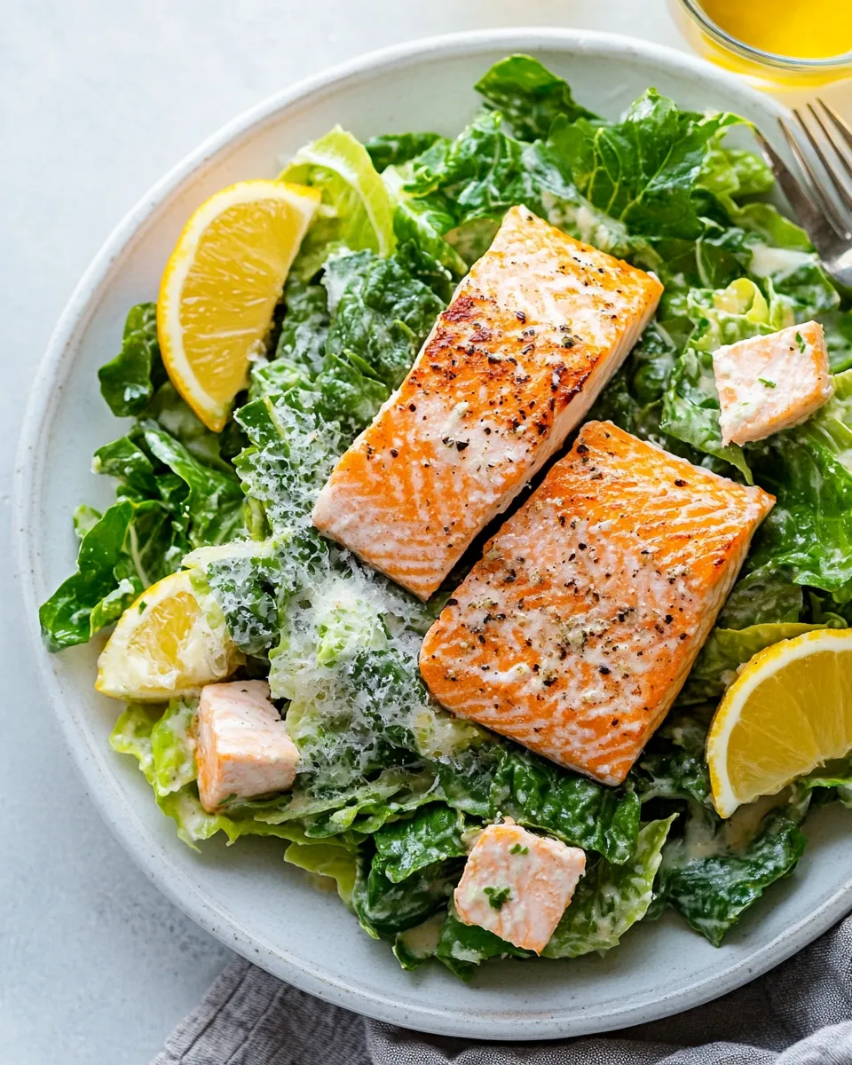 Classic Salmon Caesar Salad image