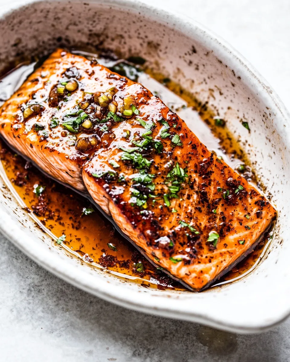 Delicious Salmon Marinade shot