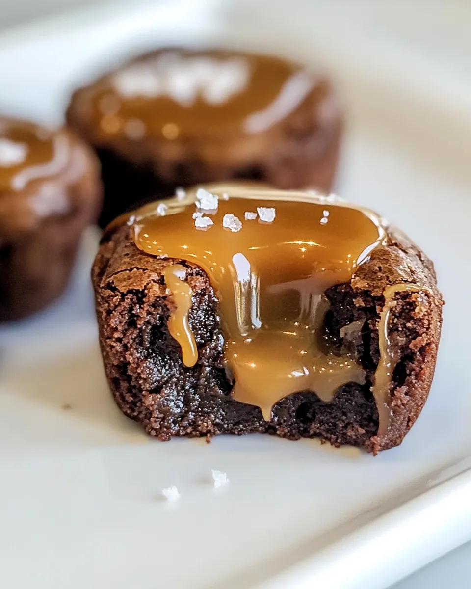 Classic Salted Caramel Brownie Bites picture