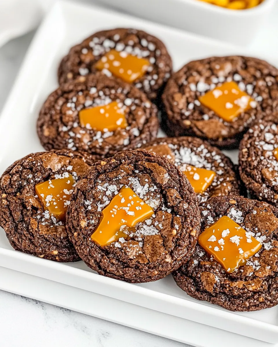 Classic Salted Caramel Brownie Cookies image