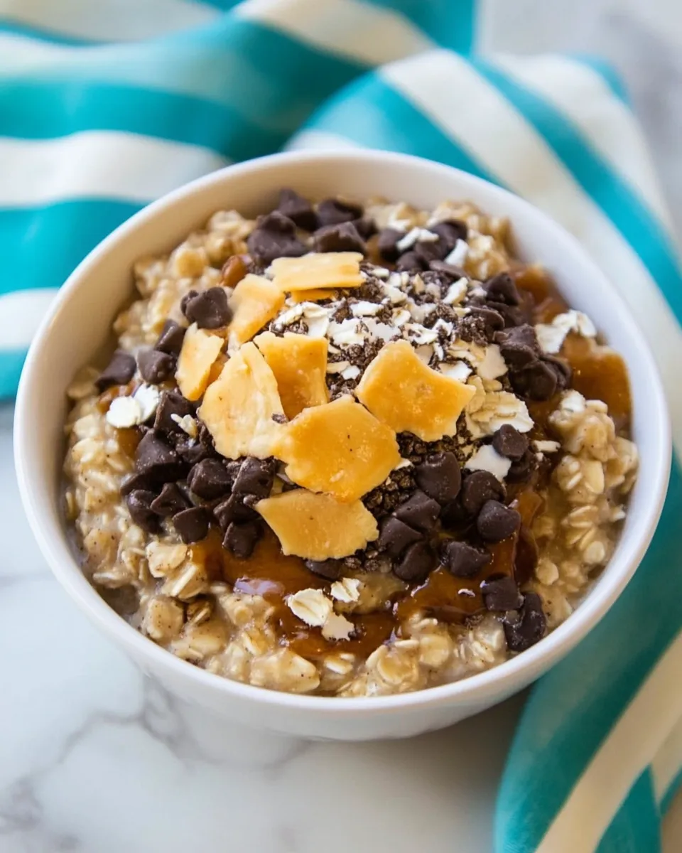 Homemade Samoa Oatmeal Recipe photo