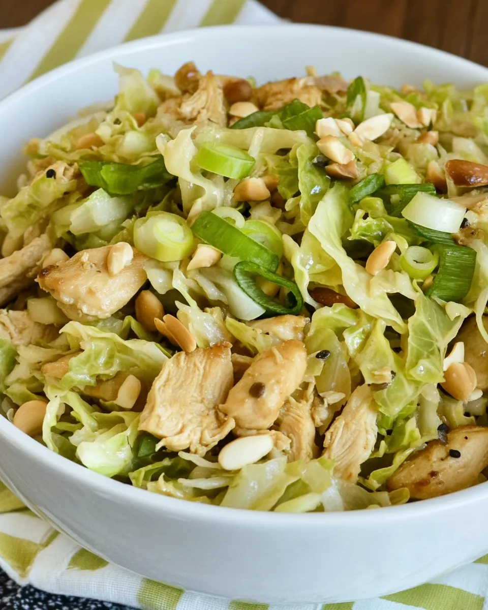 Homemade Sandees Asian Chicken Cabbage Salad photo