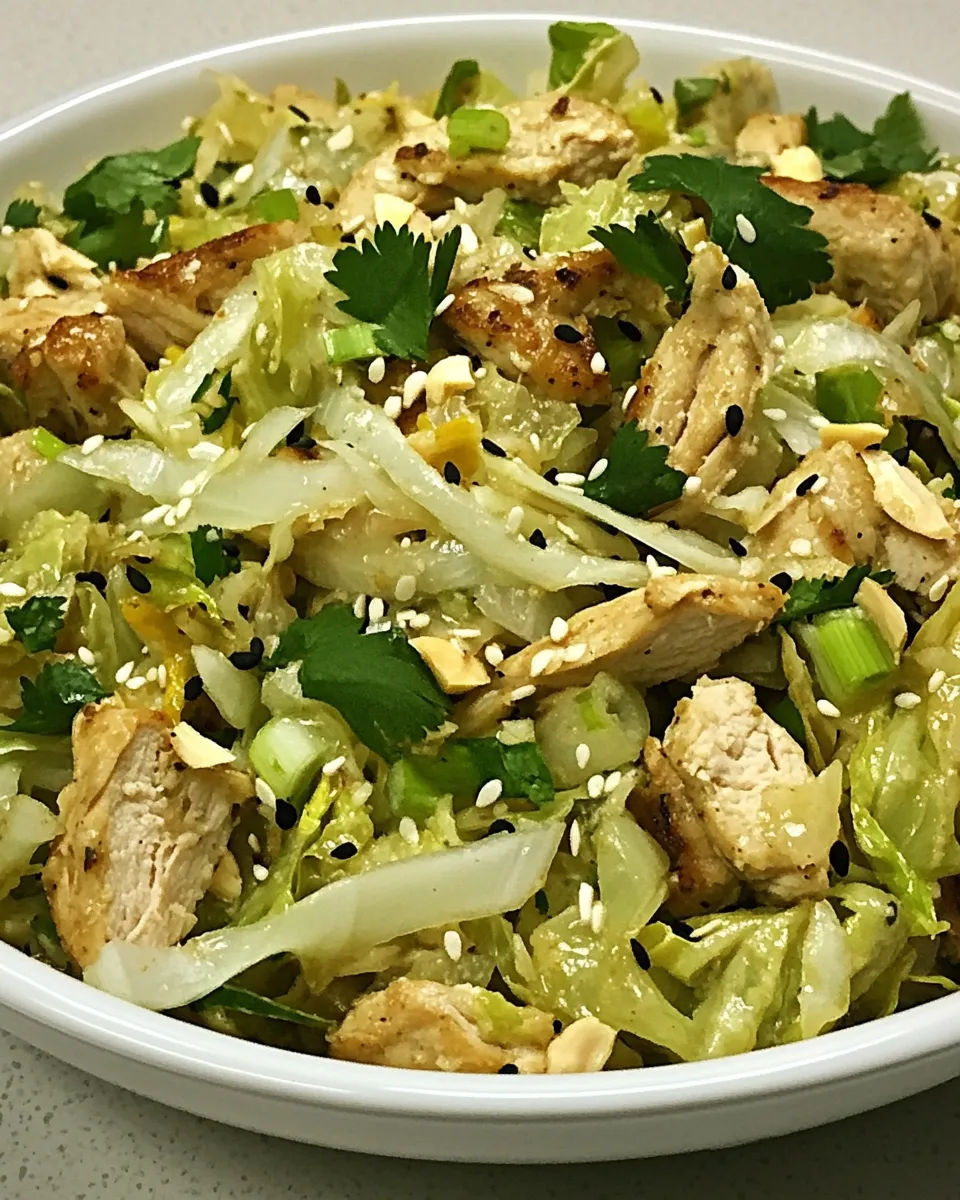 Classic Sandees Asian Chicken Cabbage Salad image