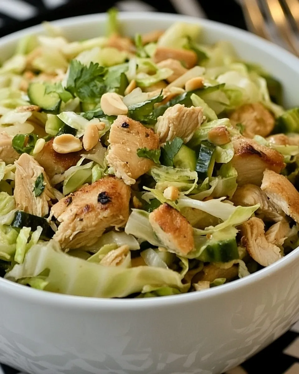 Easy Sandees Asian Chicken Cabbage Salad picture
