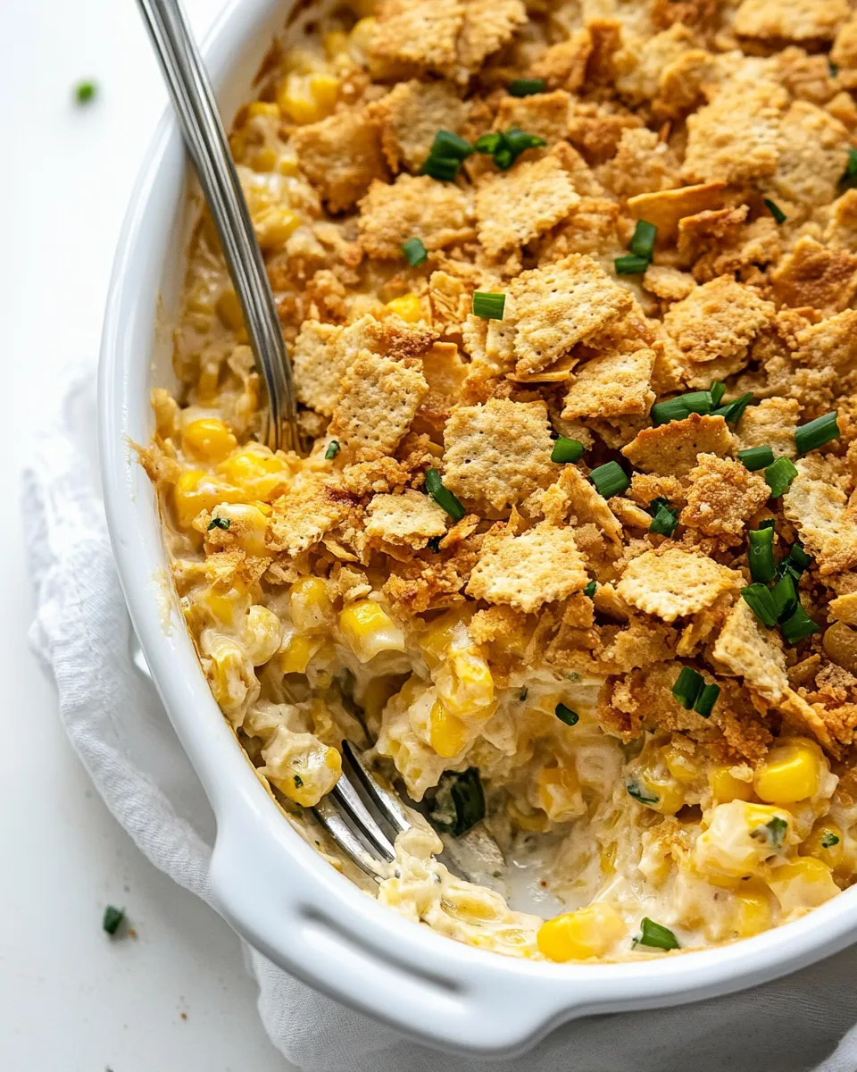 Classic Scalloped Corn with Ritz Cracker Crunchies. image