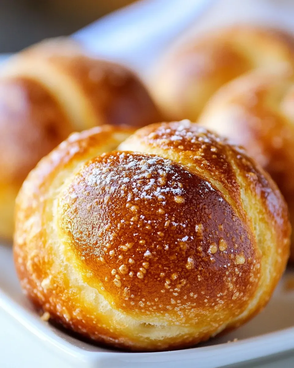 Homemade Semi-Homemade Pretzel Rolls Recipe photo