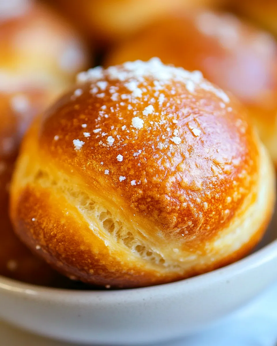 Classic Semi-Homemade Pretzel Rolls Recipe image
