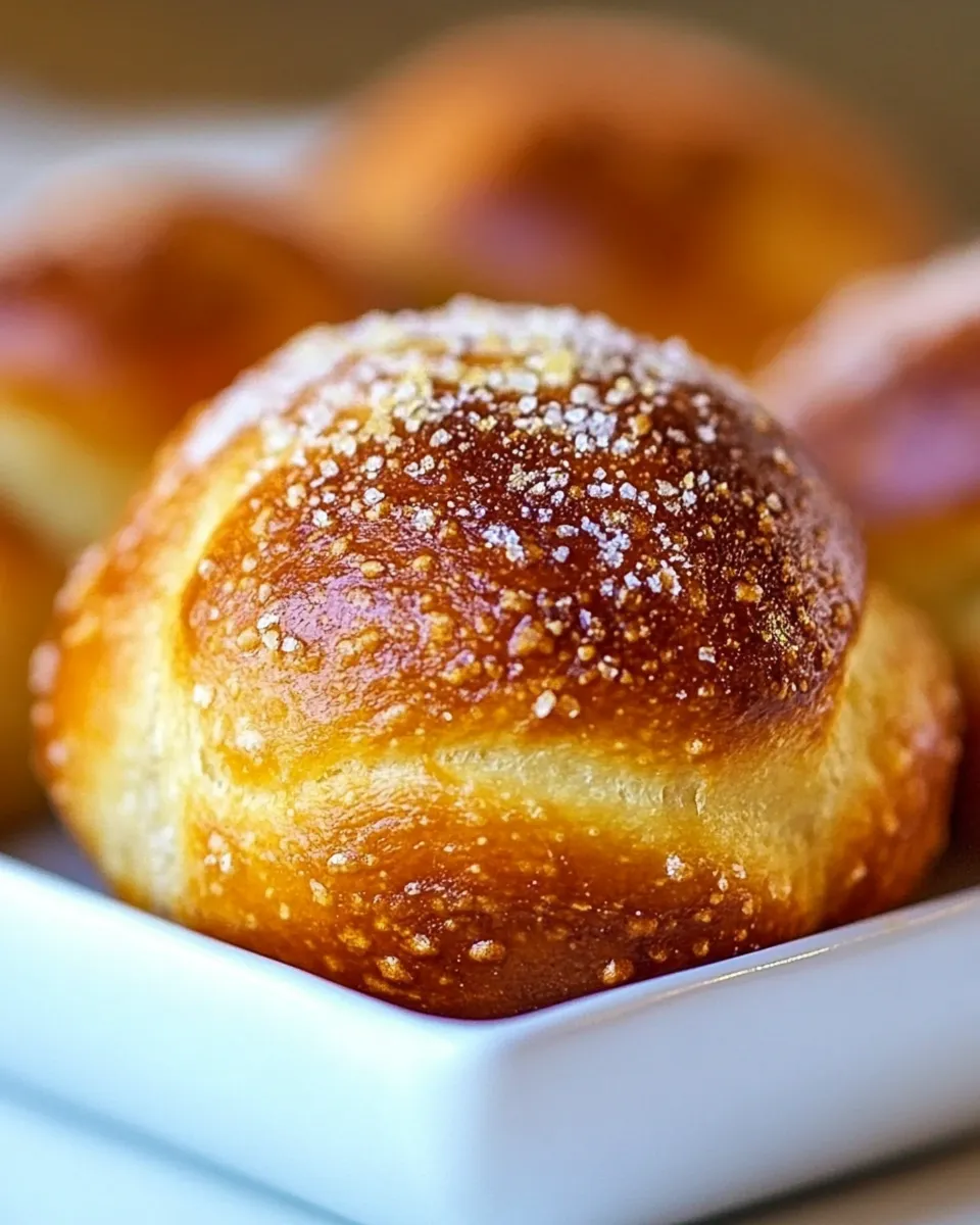 Delicious Semi-Homemade Pretzel Rolls Recipe shot