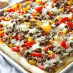 Homemade Sheet Pan Philly Cheesesteak recipe image