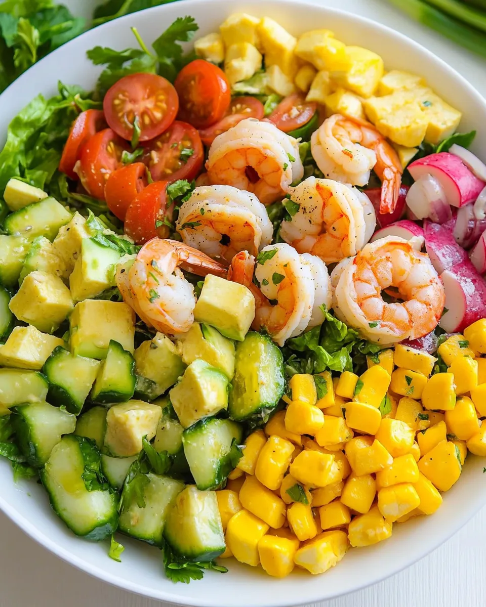 Homemade Shrimp Cobb Salad photo