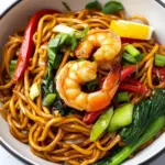 Homemade Shrimp Lo Mein photo