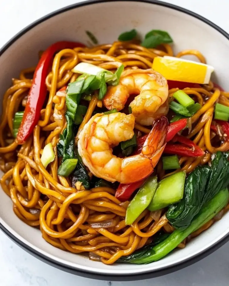 Homemade Shrimp Lo Mein photo