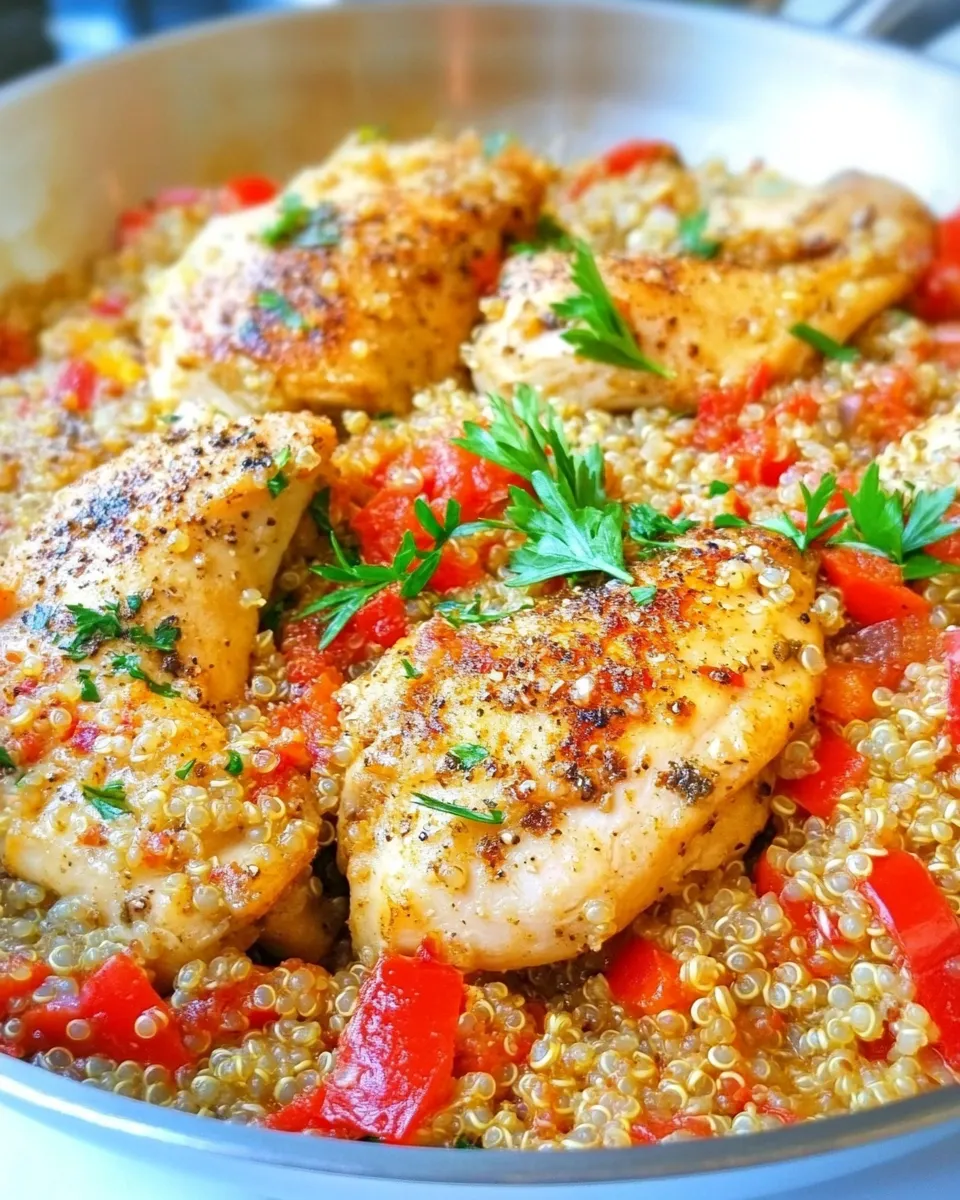Classic Skillet Chicken & Quinoa Supper image