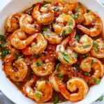 Delicious Skillet Chili Garlic and Lime Shrimp photo