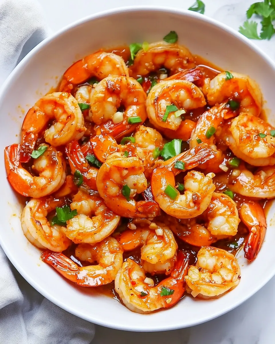 Easy Skillet Chili Garlic and Lime Shrimp image