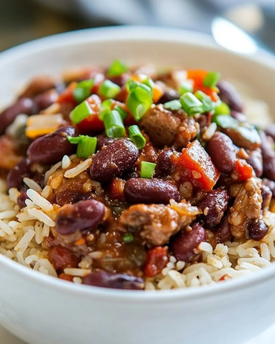 Classic Skillet Red Beans and Rice image