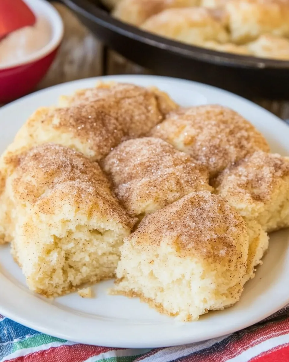 Homemade Skillet Snickerdoodle Biscuits photo