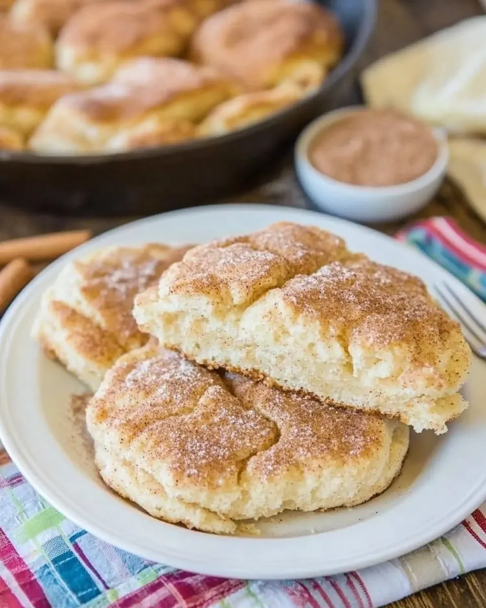 Classic Skillet Snickerdoodle Biscuits image