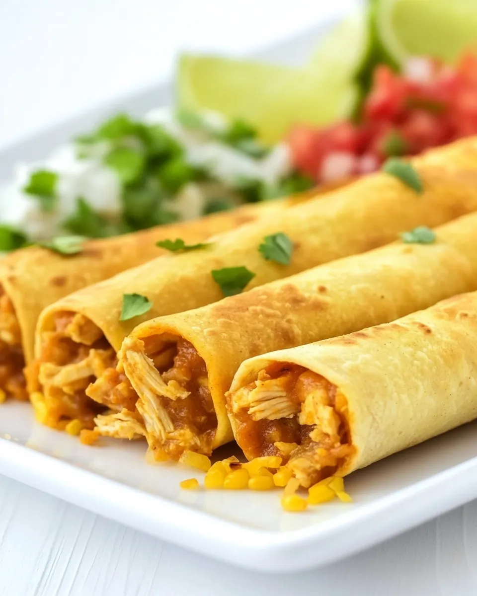 Delicious Skinny Chicken Taquitos picture