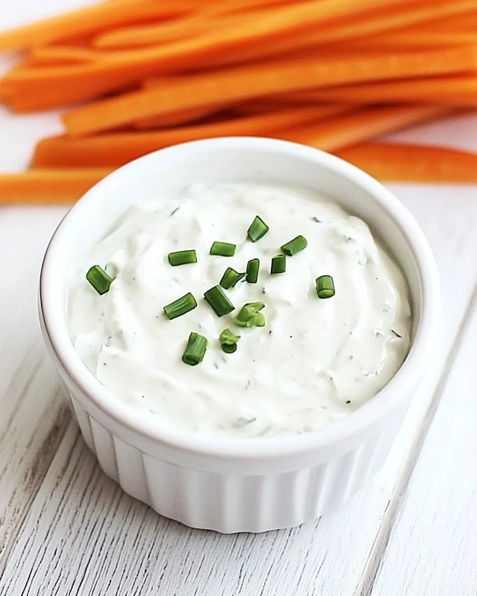 Delicious Skinny Ranch Dip shot