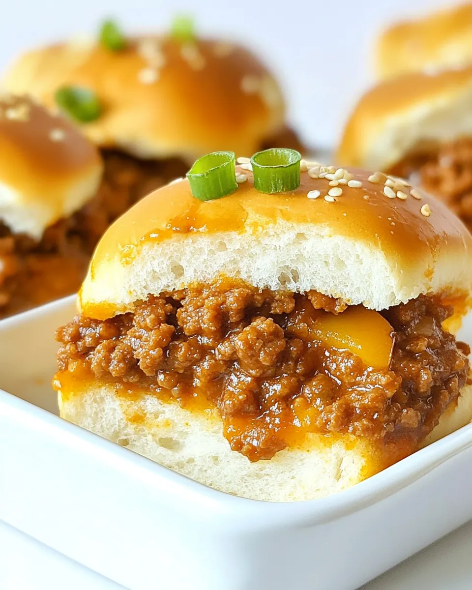 Homemade Sloppy Joe Sliders photo