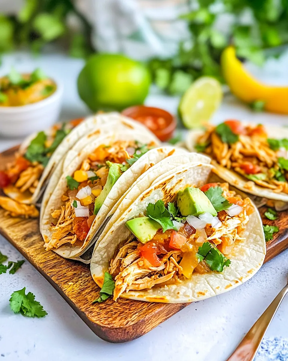 Easy Slow Cooker Chicken Carnitas picture