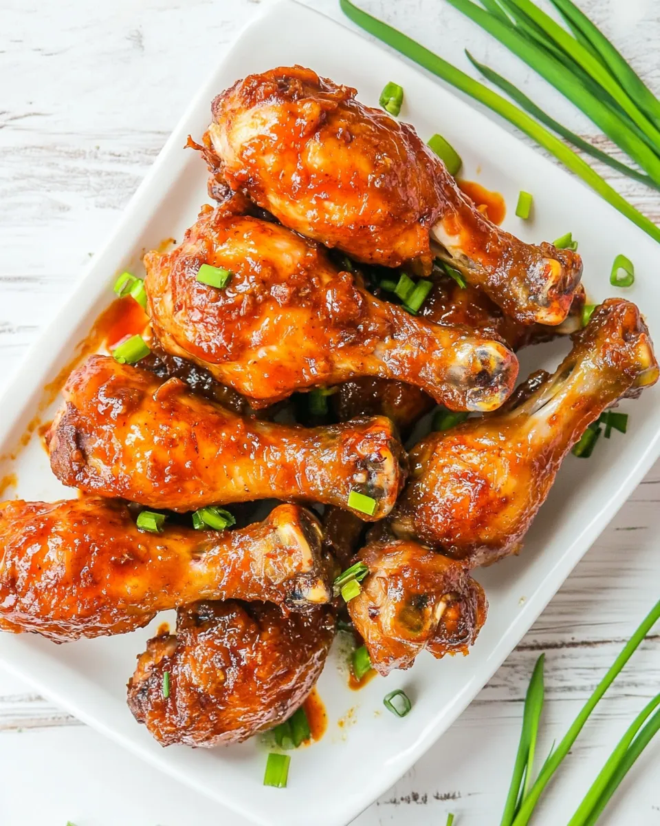 Easy Slow Cooker Chicken Drumsticks dish photo