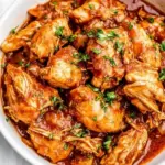 Homemade Slow Cooker Hawaiian Barbecue Chicken photo