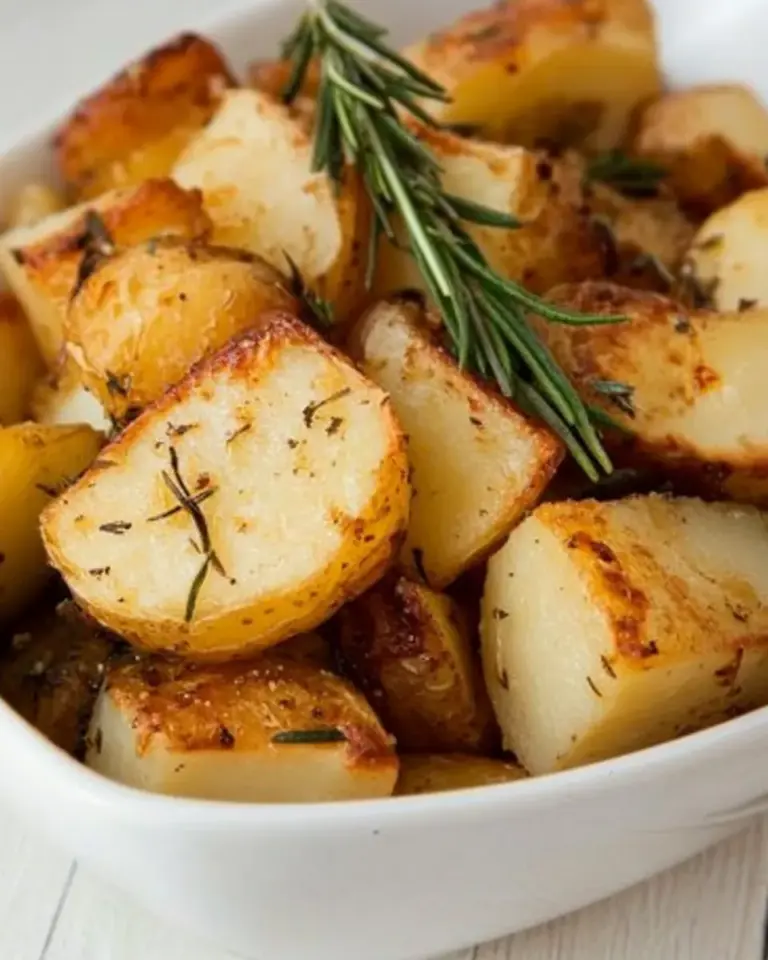 Homemade Slow Cooker Homestyle Potatoes with Garlic and Rosemary photo
