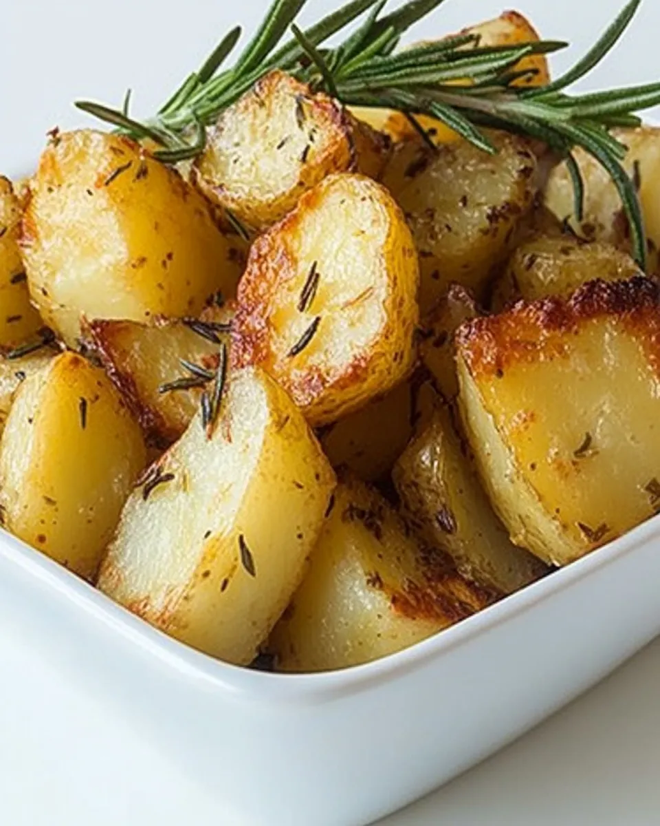 Classic Slow Cooker Homestyle Potatoes with Garlic and Rosemary image