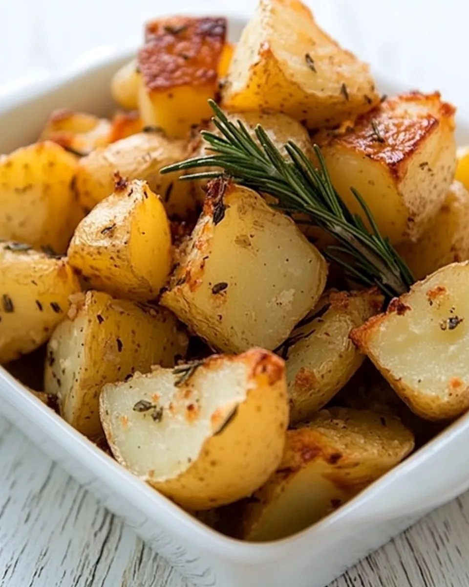 Easy Slow Cooker Homestyle Potatoes with Garlic and Rosemary picture