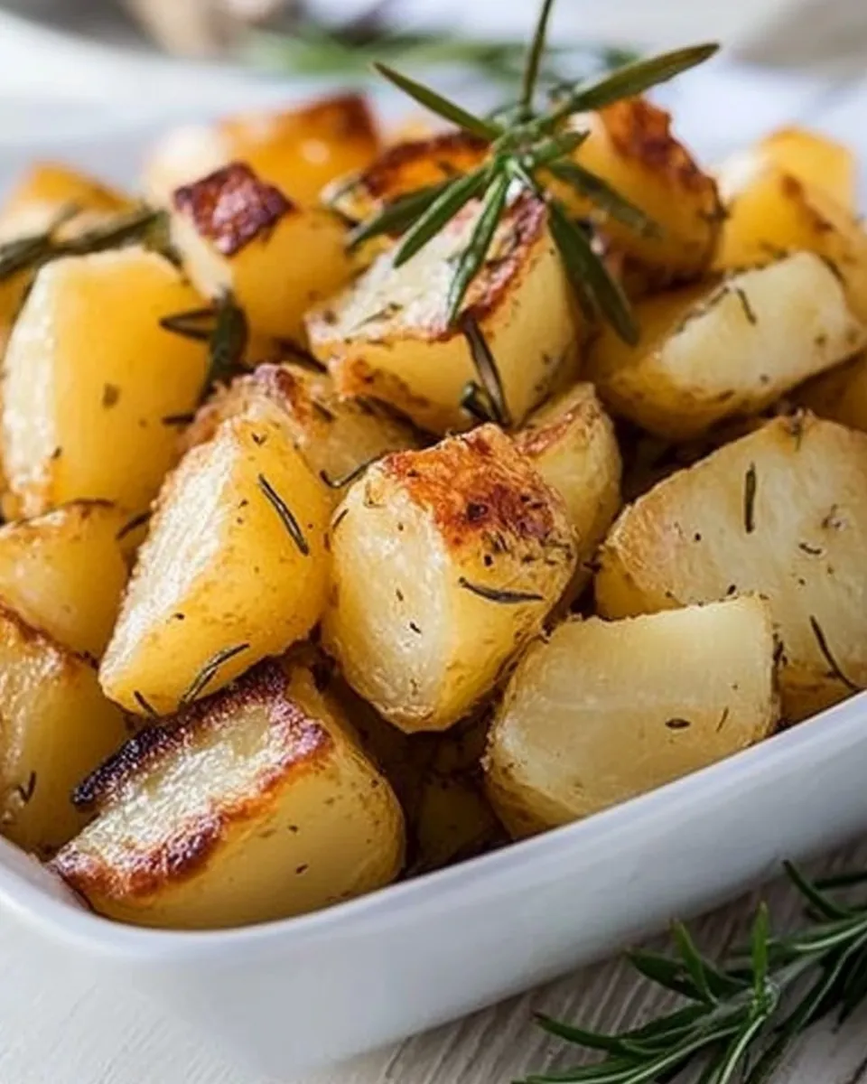 Delicious Slow Cooker Homestyle Potatoes with Garlic and Rosemary shot