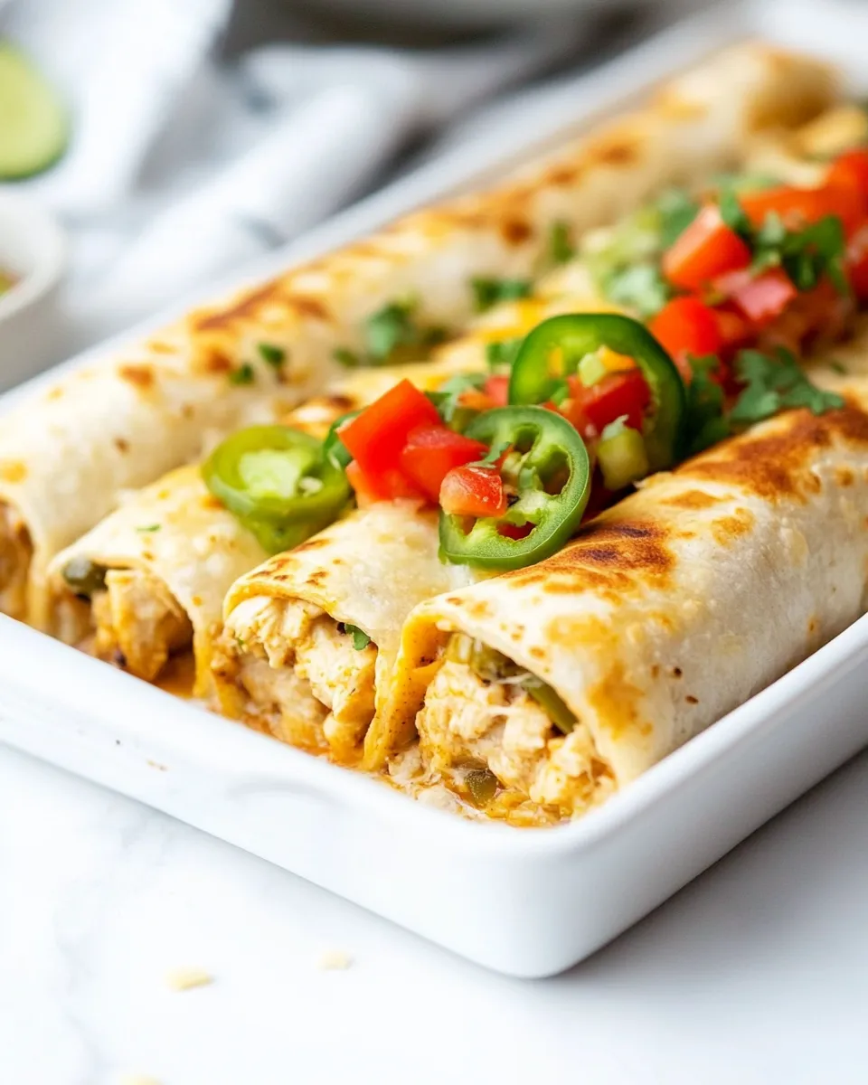 Best Slow Cooker Jalapeno Chicken Flautas picture