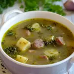 Homemade Slow Cooker Kale and Sausage Soup photo