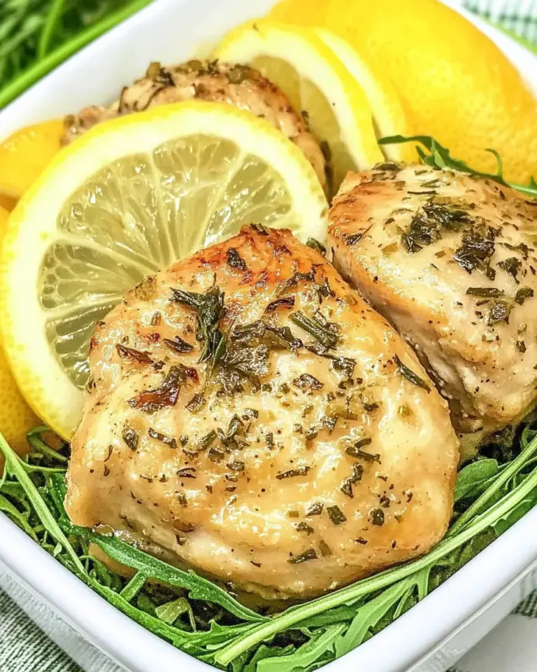 Homemade Slow Cooker Lemon Chicken dish photo