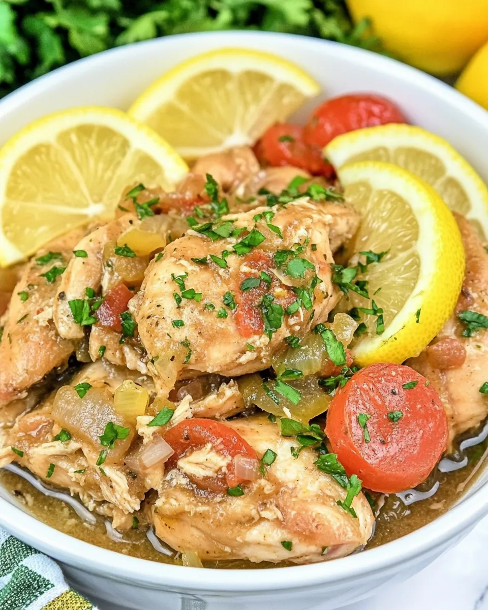 Easy Slow Cooker Lemon Chicken picture