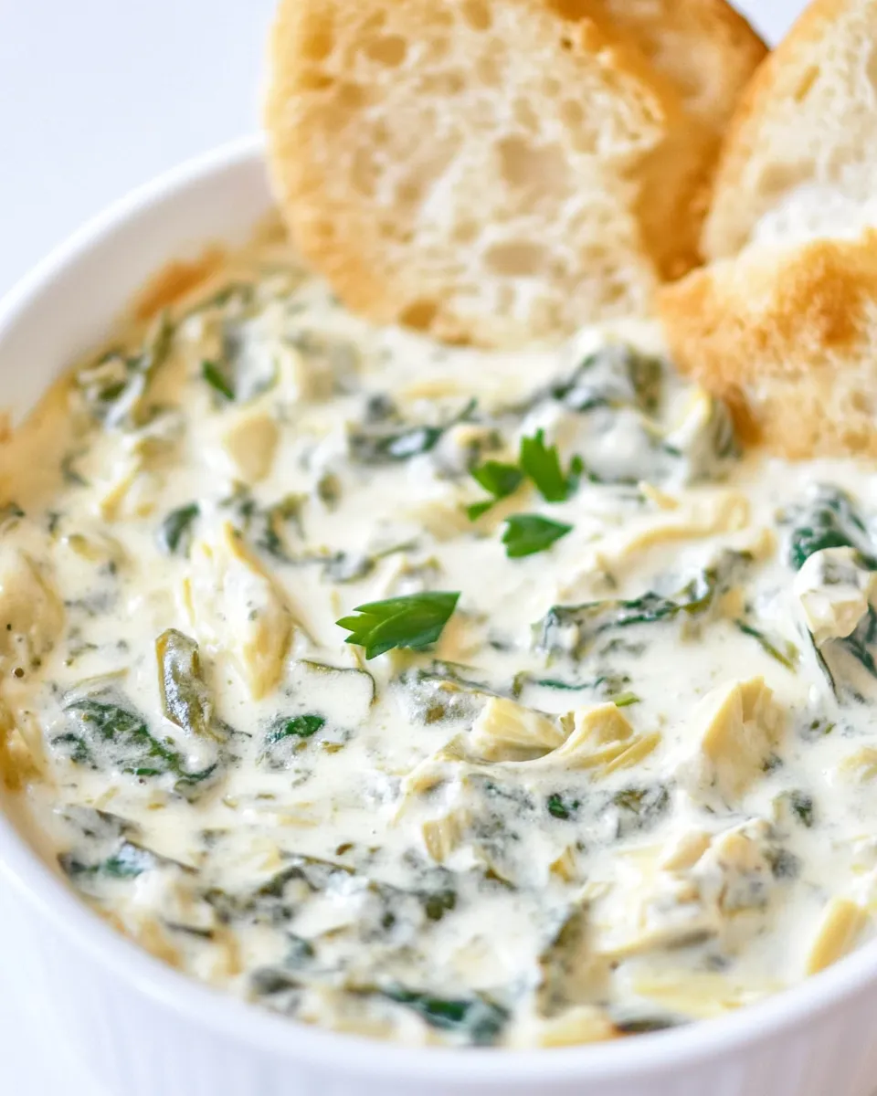 Classic Slow Cooker Spinach Artichoke Dip image