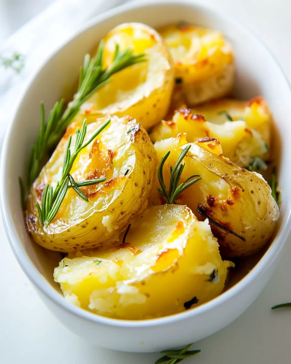 Delicious Smashed Potato Recipe shot