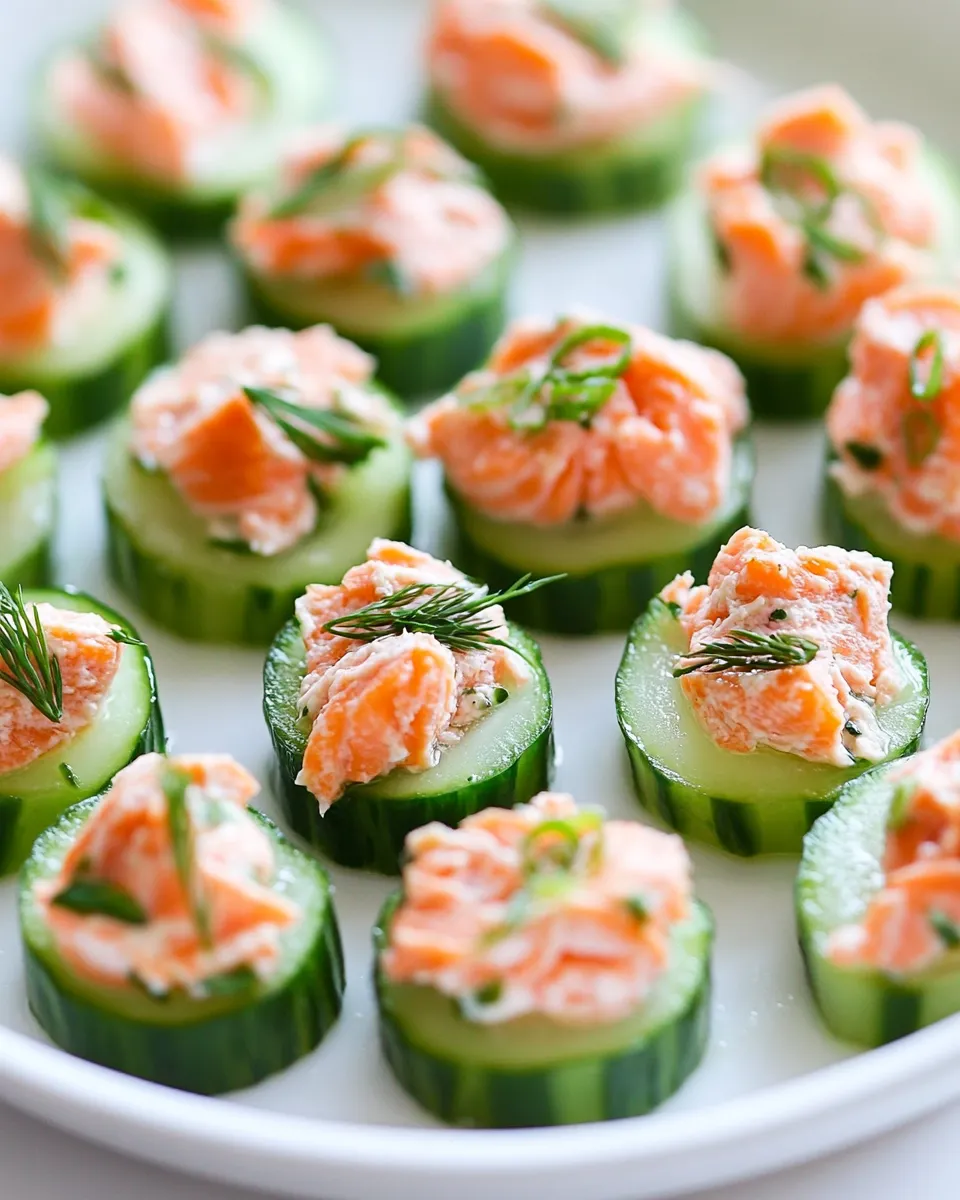 Easy Smoked Salmon Cucumber Bites picture