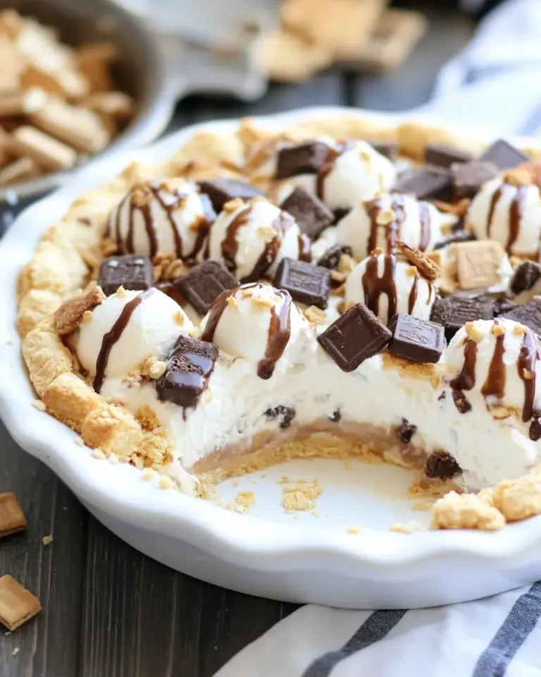 Homemade Smores Ice Cream Pie photo