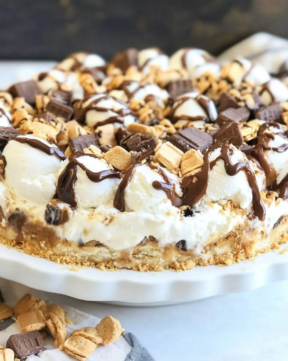 Easy Smores Ice Cream Pie picture