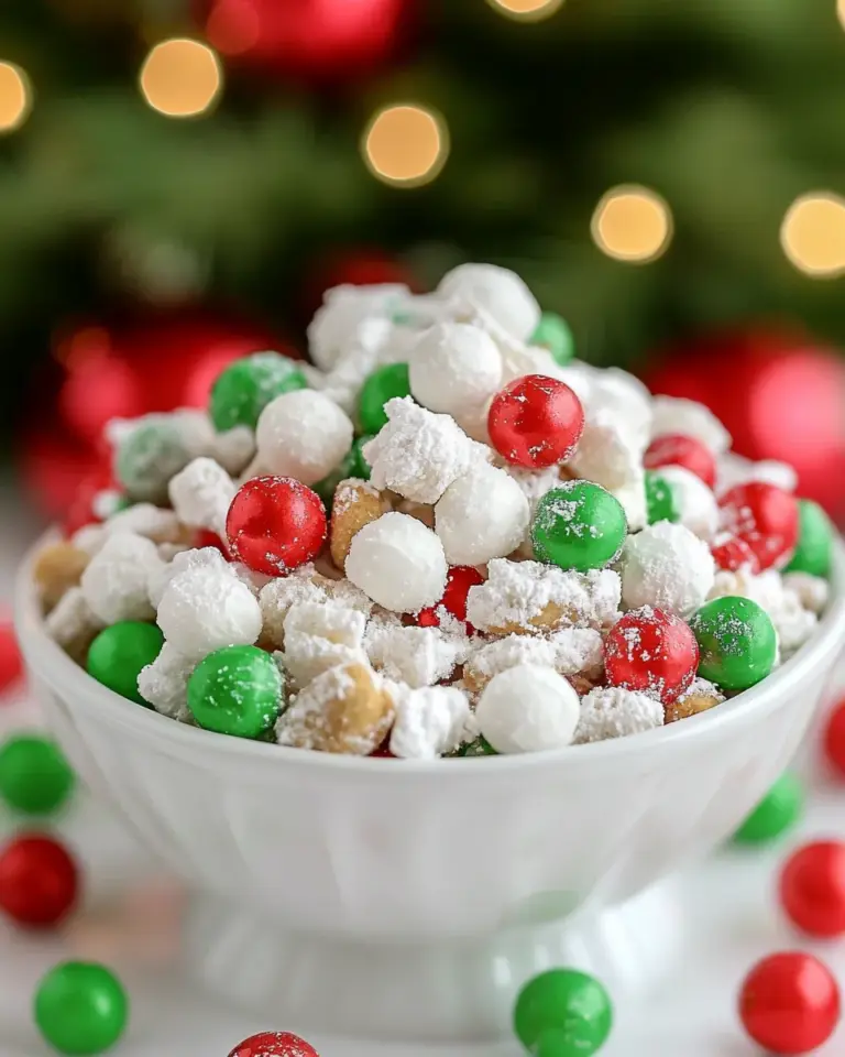 Homemade Snowball Party Mix photo