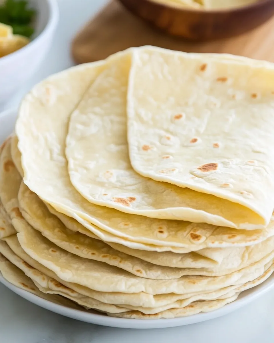 Homemade Soft Flour Tortillas Recipe photo