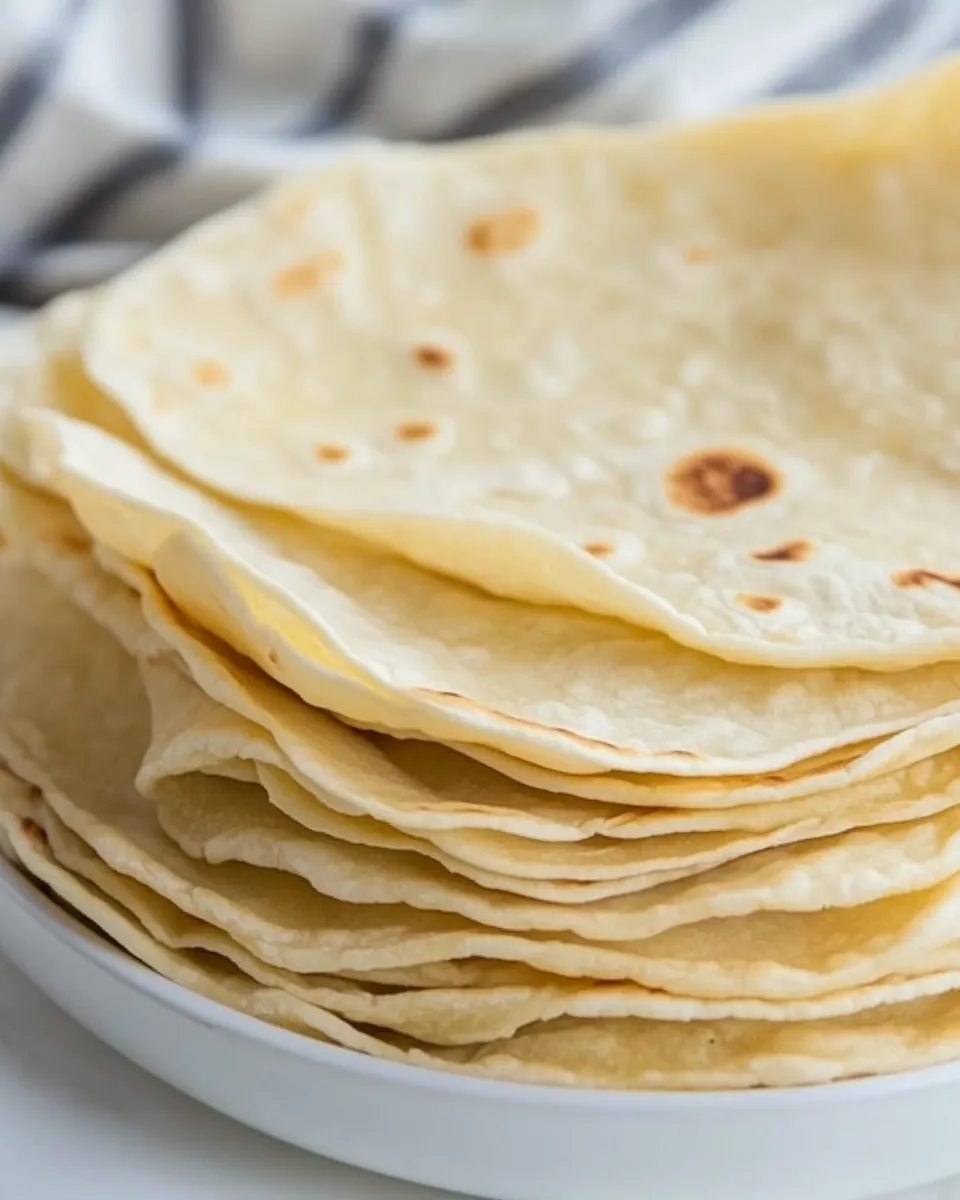 Classic Soft Flour Tortillas Recipe image