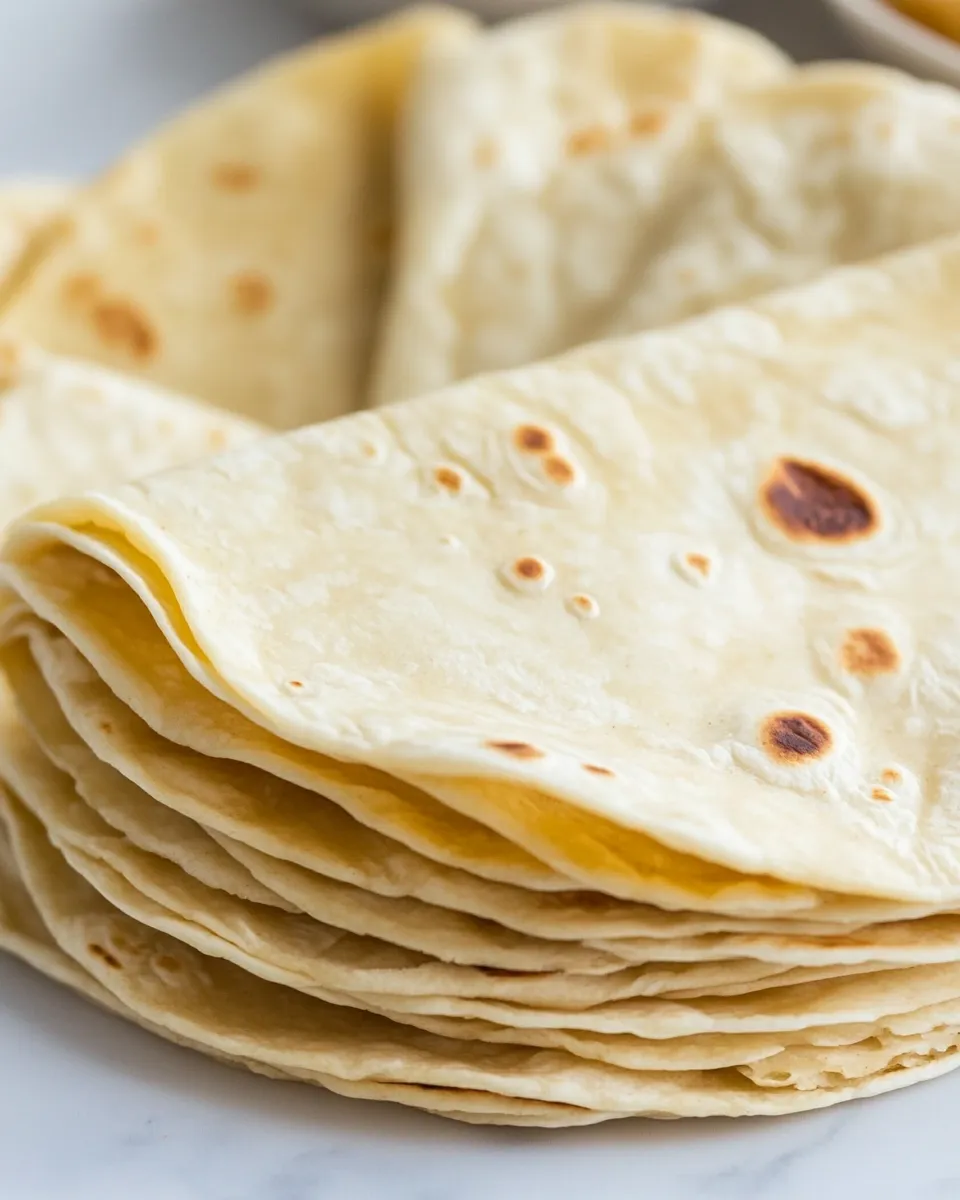 Delicious Soft Flour Tortillas Recipe shot