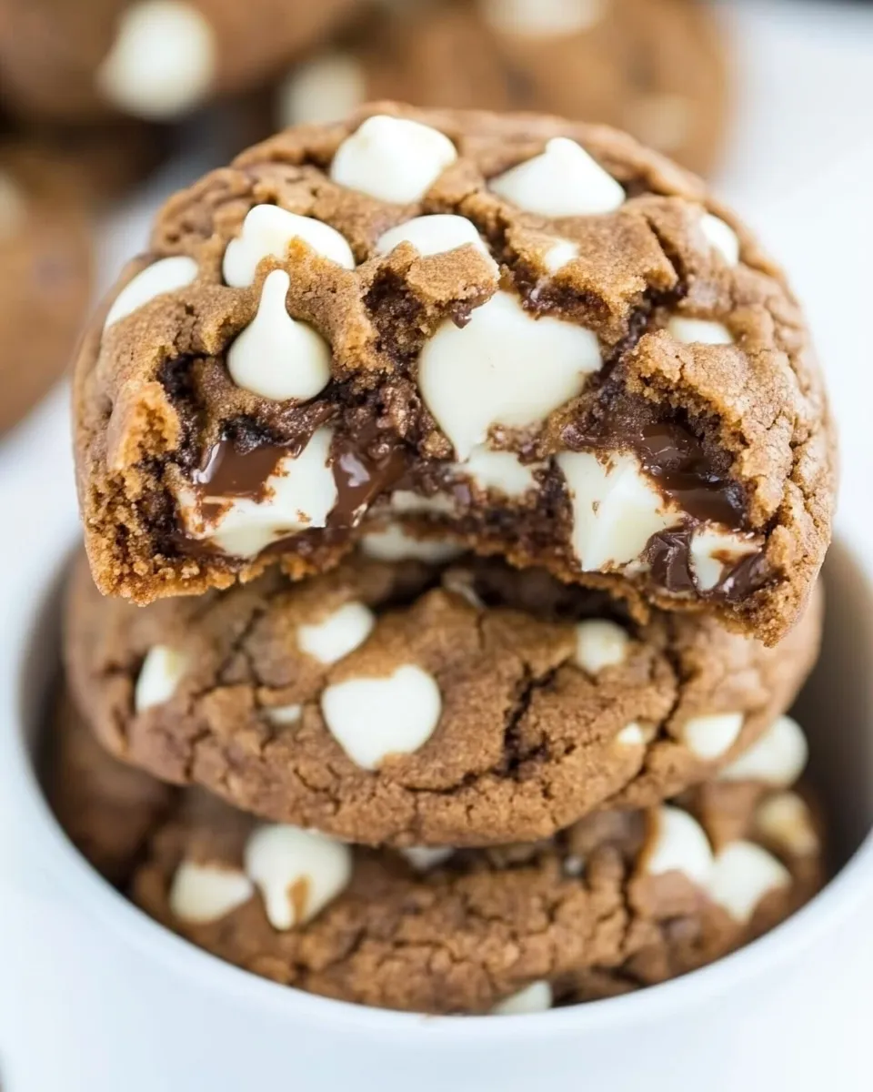 Homemade Soft and Chewy Nutella White Chocolate Chip Cookies photo