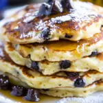 Homemade Sour Cream Mini Chip Pancakes photo