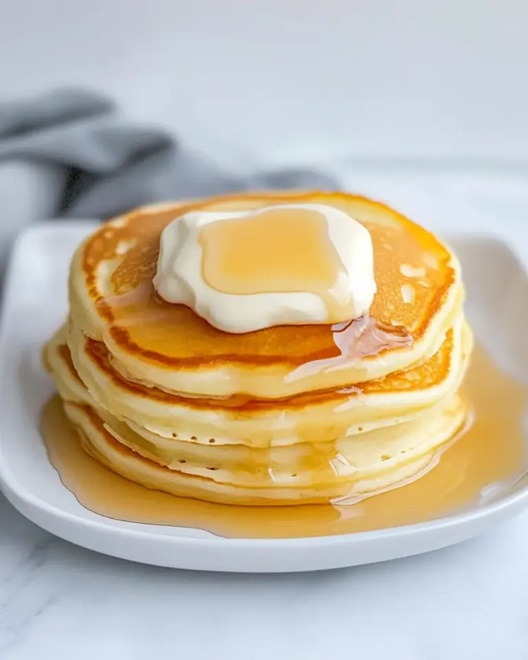 Homemade Sour Cream Pancakes photo