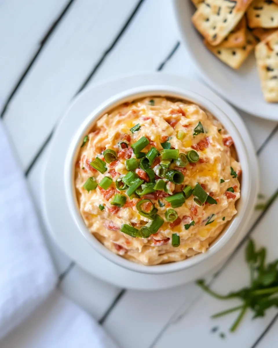 Delicious Southern Hot Pimento Cheese shot